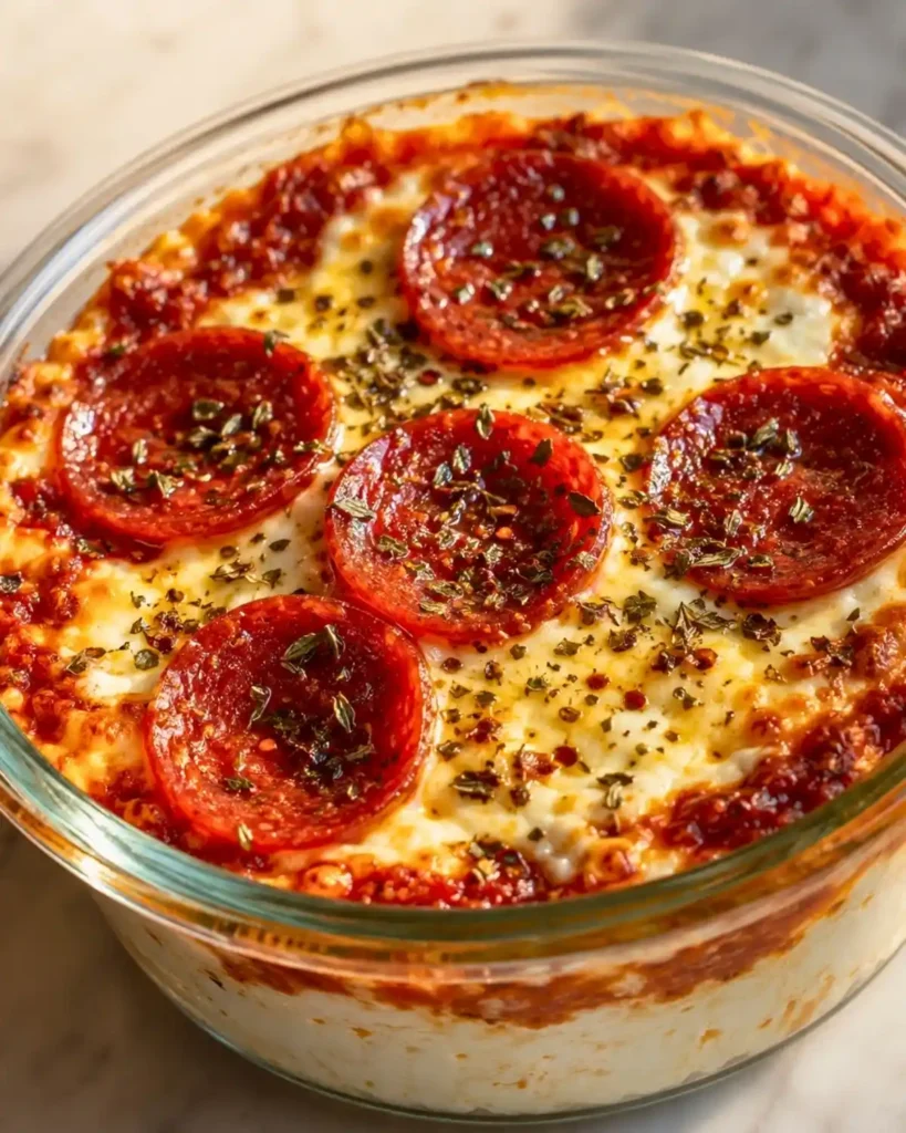 Easy High-Protein Cottage Cheese Pizza Bowl – Healthy Dinner Recipe