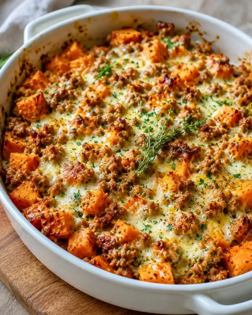 Easy Ground Turkey Sweet Potato Bake – Healthy Family Dinner
