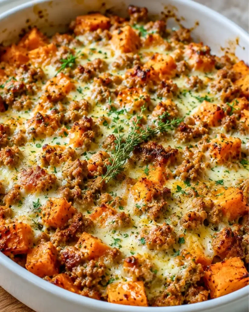 Easy Ground Turkey Sweet Potato Bake – Healthy Family Dinner