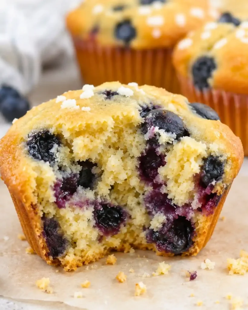 High-Protein Blueberry Cottage Cheese Muffins Recipe