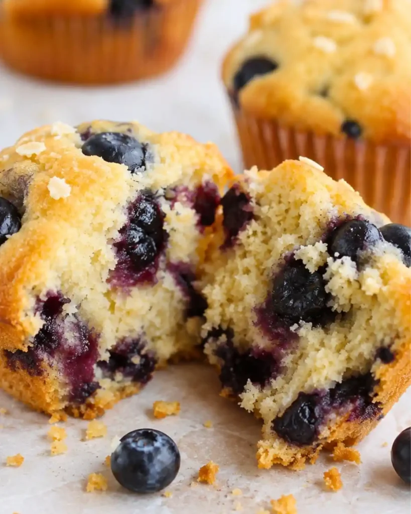 High-Protein Blueberry Cottage Cheese Muffins Recipe