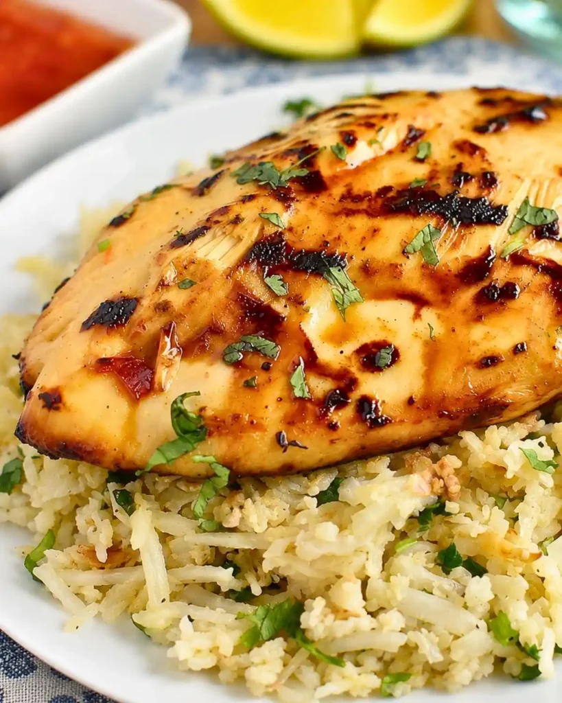 Sweet Chili Coconut-Lime Grilled Chicken