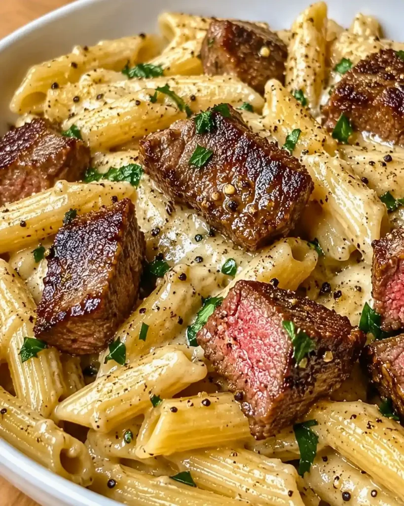 Cowboy Butter Steak Pasta