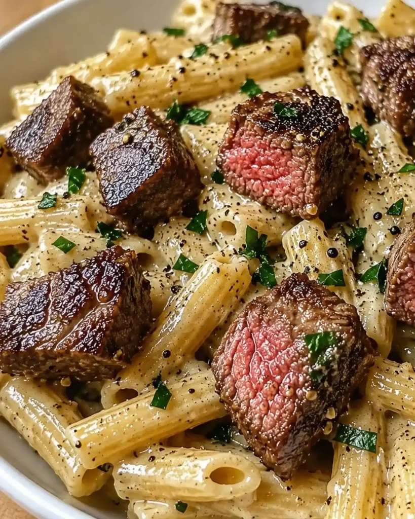 Cowboy Butter Steak Pasta