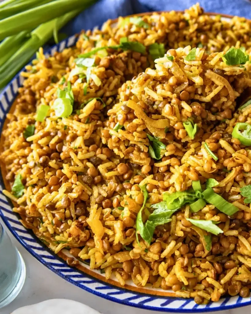 Easy Mediterranean Lentils And Rice (Healthy in 30 Minutes)