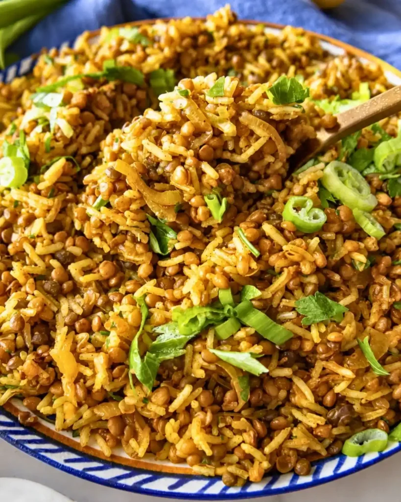 Easy Mediterranean Lentils And Rice (Healthy in 30 Minutes)