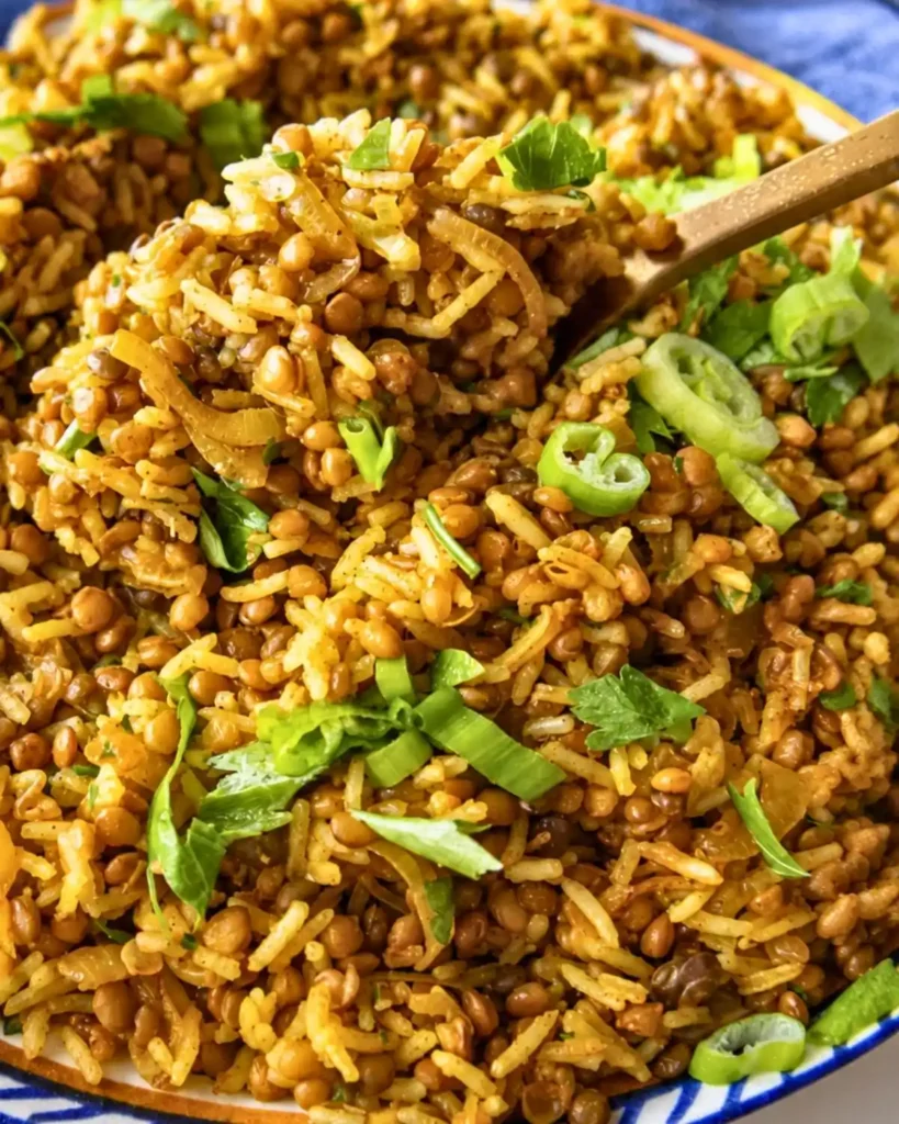 Easy Mediterranean Lentils And Rice (Healthy in 30 Minutes)