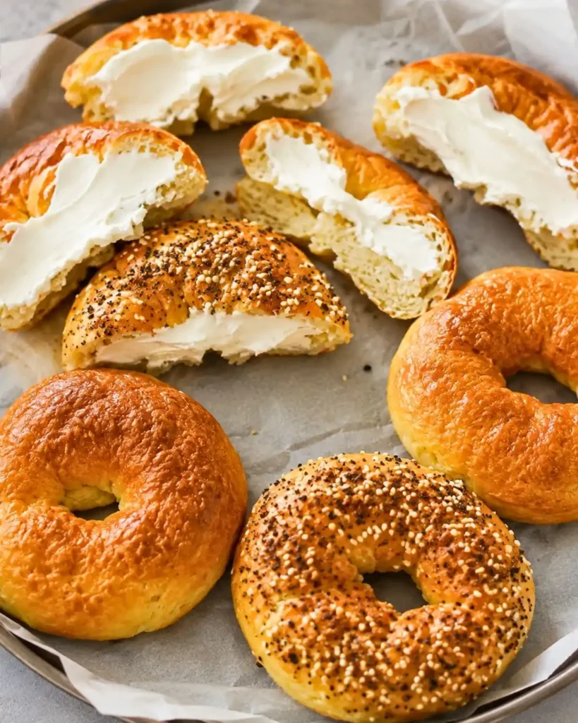 High-Protein Cottage Cheese Bagels with Only 3 Ingredients