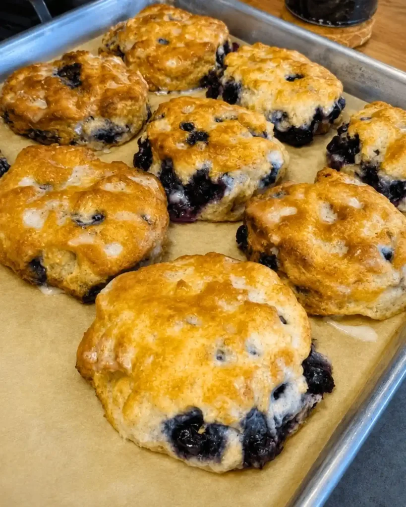 Easy Sweet Blueberry Biscuits for Breakfast