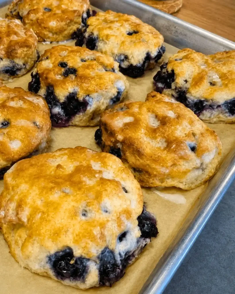 Easy Sweet Blueberry Biscuits for Breakfast
