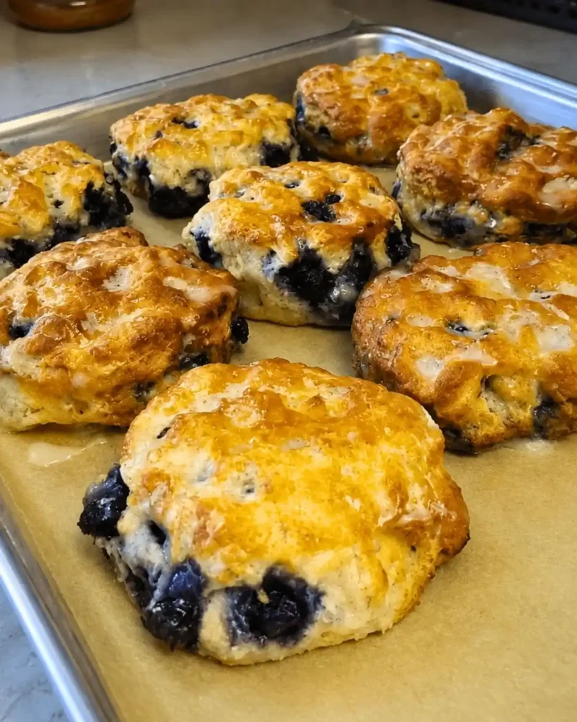 Easy Sweet Blueberry Biscuits for Breakfast