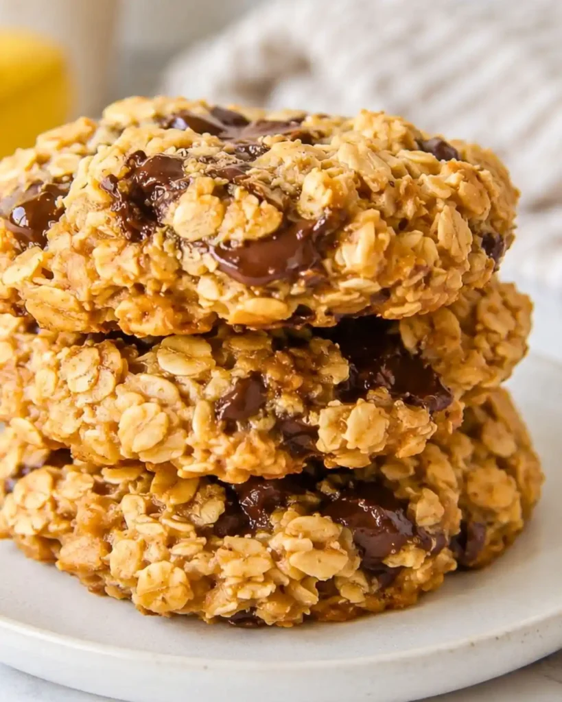 Peanut Butter Banana Breakfast Cookies