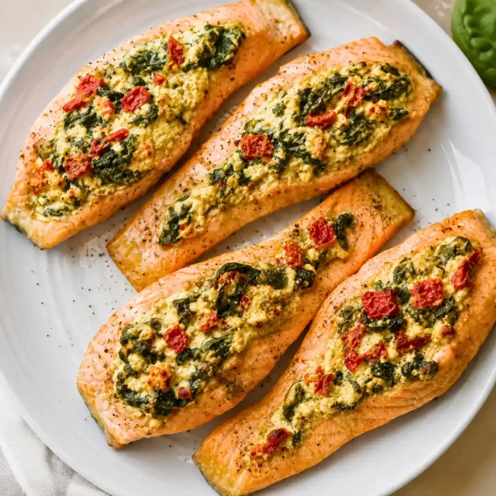 Stuffed Salmon With Spinach & Feta is the ultimate weeknight dinner solution for busy households craving a restaurant-quality meal.
