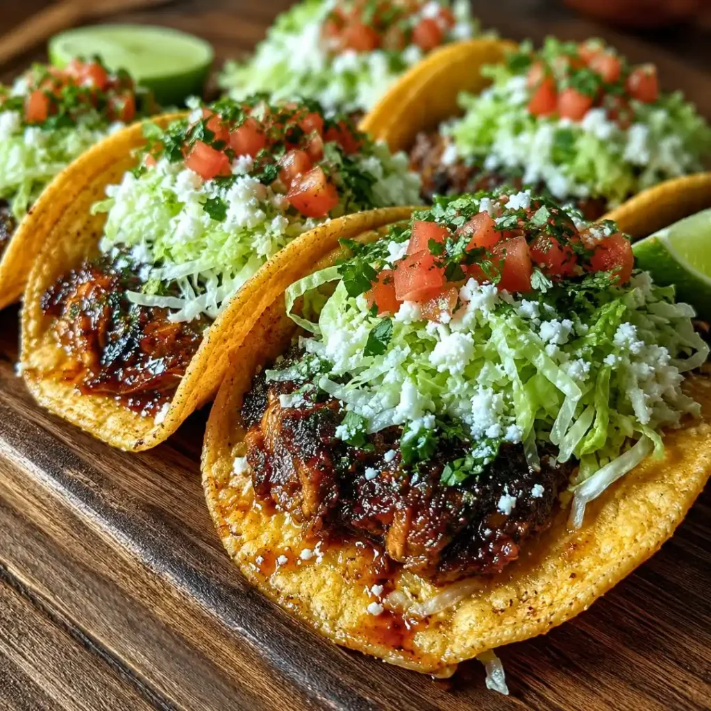 Spicy Hatch Chili Chicken Mini Tacos