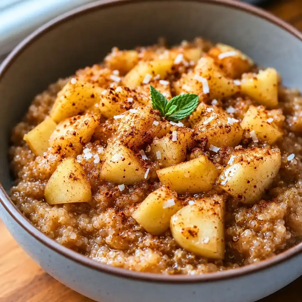Cinnamon Apple Breakfast Quinoa