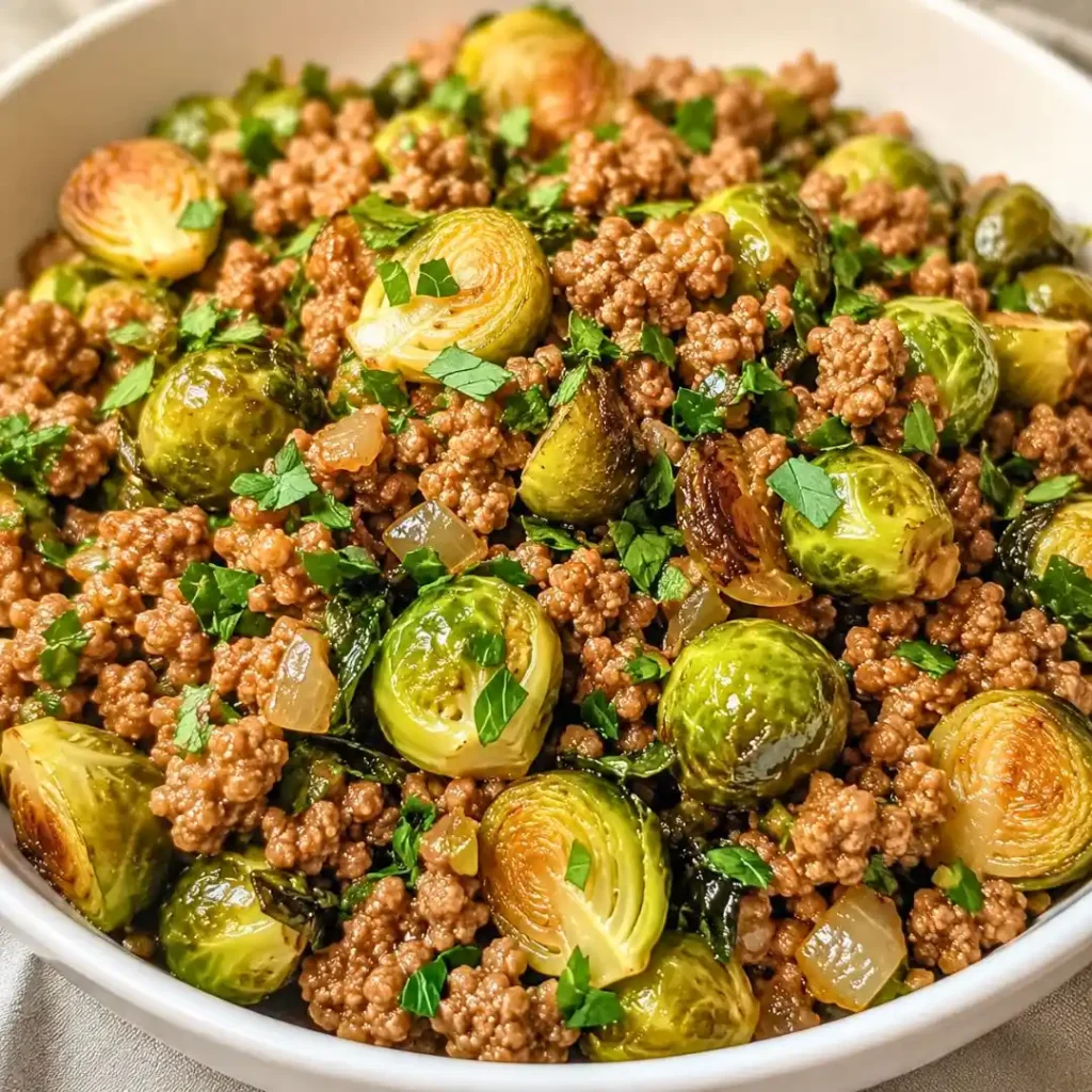 Brussels Sprouts Ground Turkey Skillet: A Healthy Delight!