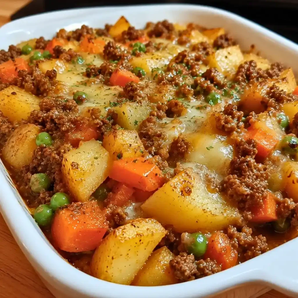 Cheesy Hobo Casserole for an Easy Family Dinner