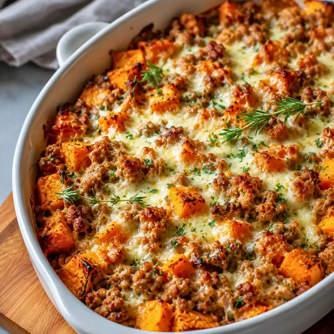 Easy Ground Turkey Sweet Potato Bake – Healthy Family Dinner