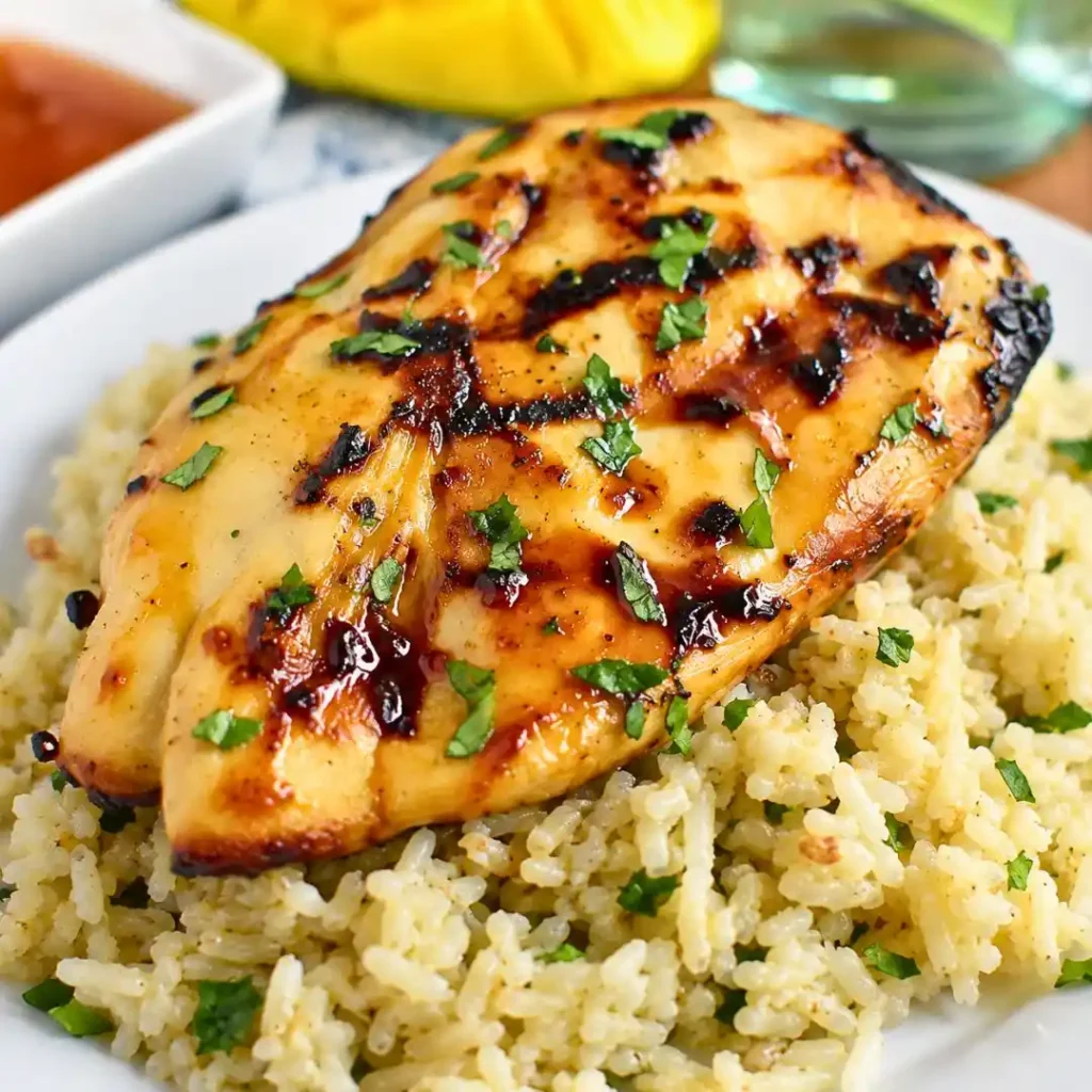 Sweet Chili Coconut-Lime Grilled Chicken