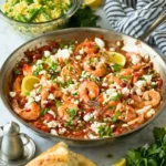 Greek Shrimp with Tomatoes and Feta