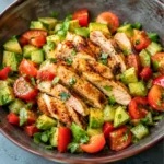 Easy Healthy Avocado Chicken Salad for a High Protein Lunch