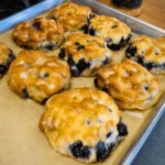 Easy Sweet Blueberry Biscuits for Breakfast