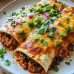 Ground Turkey Black Bean Enchiladas
