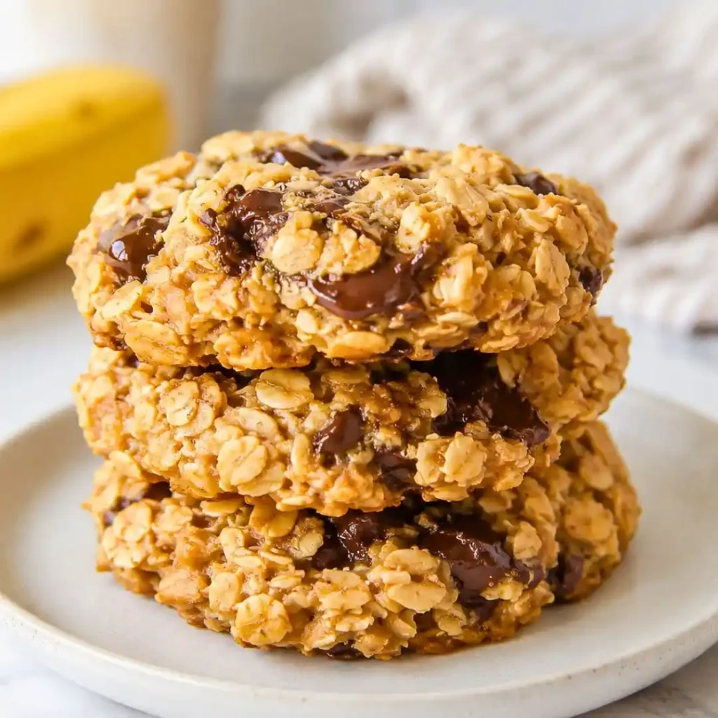 Peanut Butter Banana Breakfast Cookies