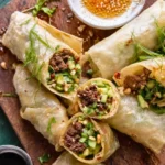 20 Minute Thai Basil Beef Rolls